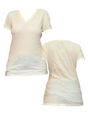 Nollie V-Neck Short Sleeve Tee With Neon Hem
